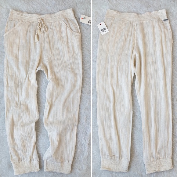 Billabong Pants - Billabong drawstring joggers NWT Medium